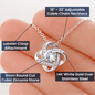 To My Beautiful Wife | Happy Mother's Day | Love Knot Necklace