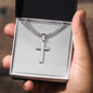 Stylish Cuban Cross Necklace