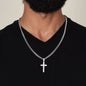 Stylish Cuban Cross Necklace