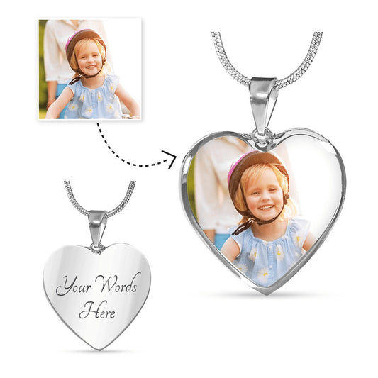 To My Mommy-Happy Mother's Day! | Personalized Heart Necklace