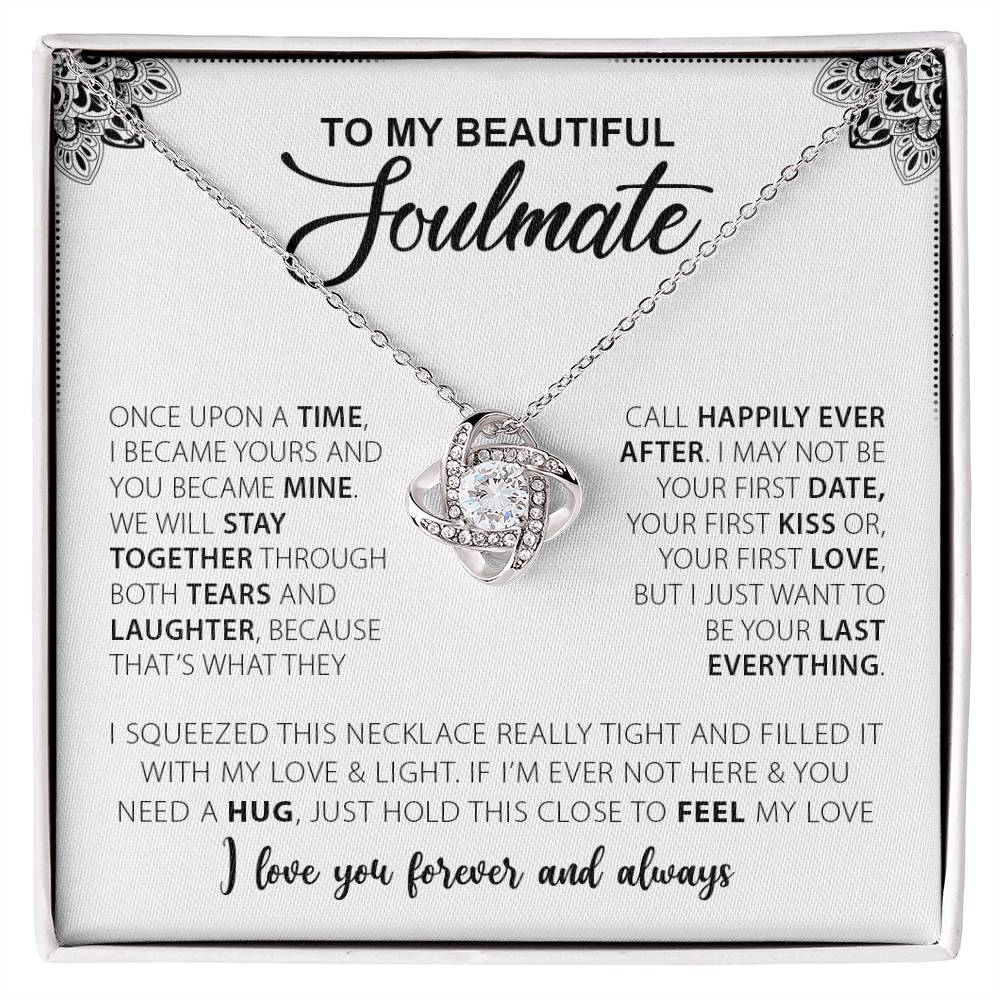 To My Beautiful Soulmate Necklace