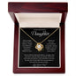 To My Beautiful Daughter Necklace