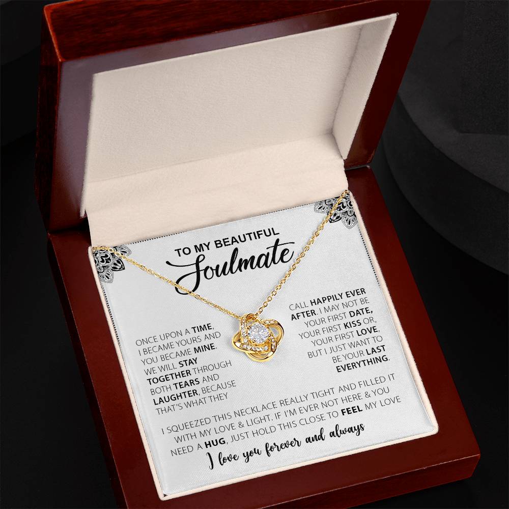 To My Beautiful Soulmate Necklace