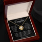 To My Beautiful Daughter Necklace